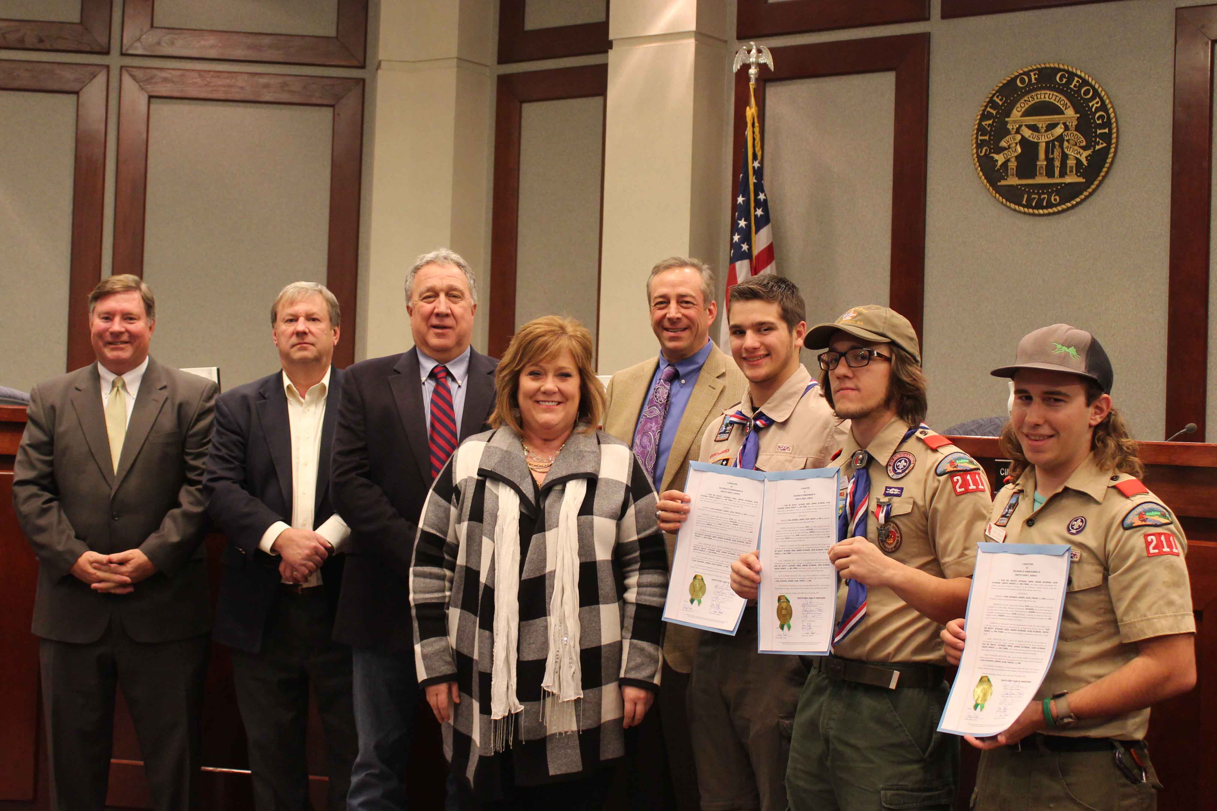 Local Eagle Scouts Recognized