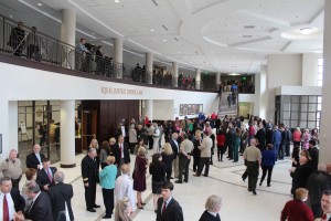 Guests tour the new Forsyth County Courthouse 3.12.15