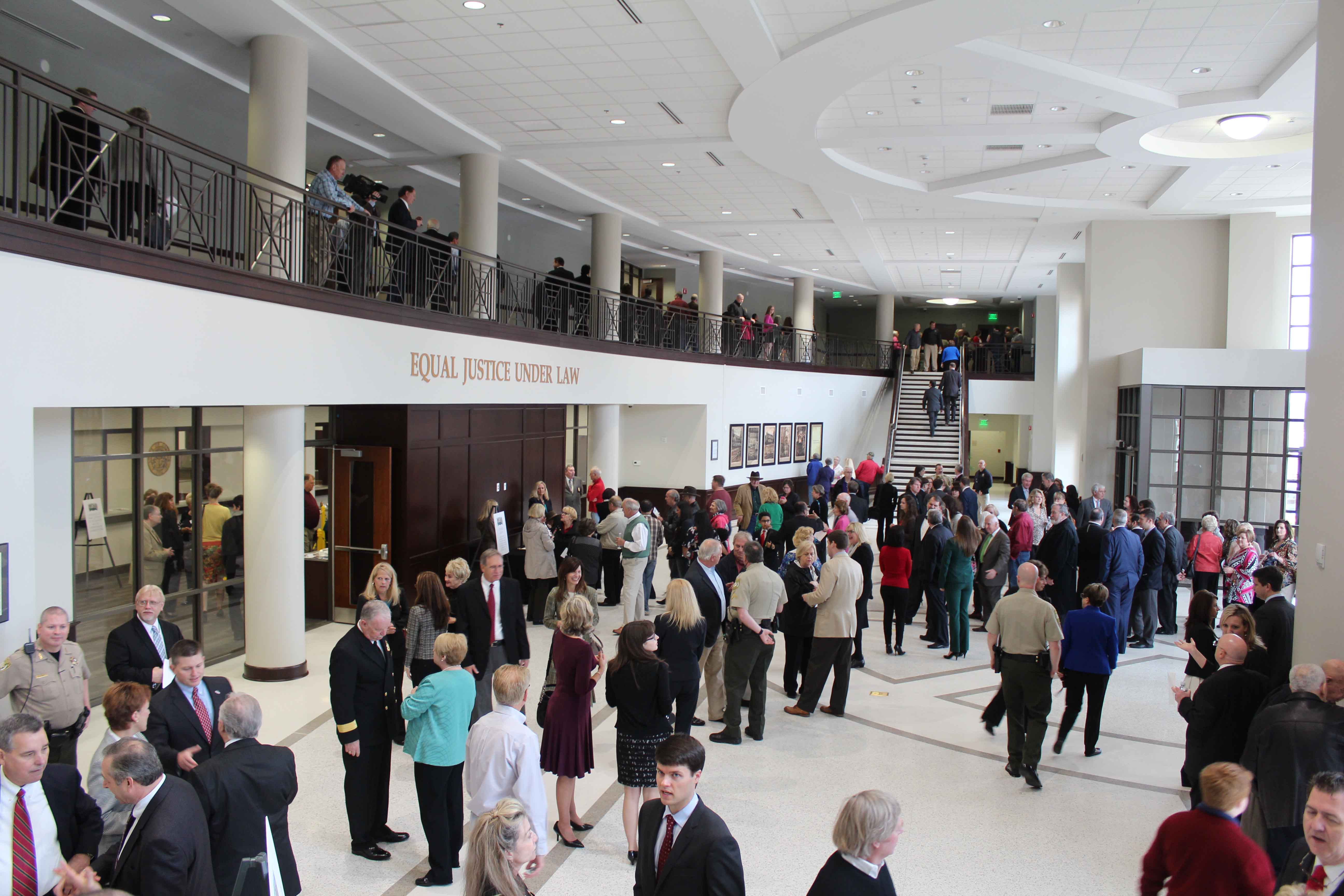Ribbon Cut for New Courthouse, Opens for Business Monday