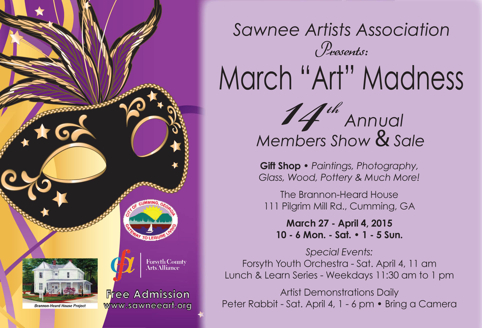 March “Art” Madness Member Show & Sale