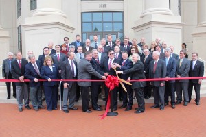Ribbon Cutting for New Forsyth County Courthouse  3.12.15