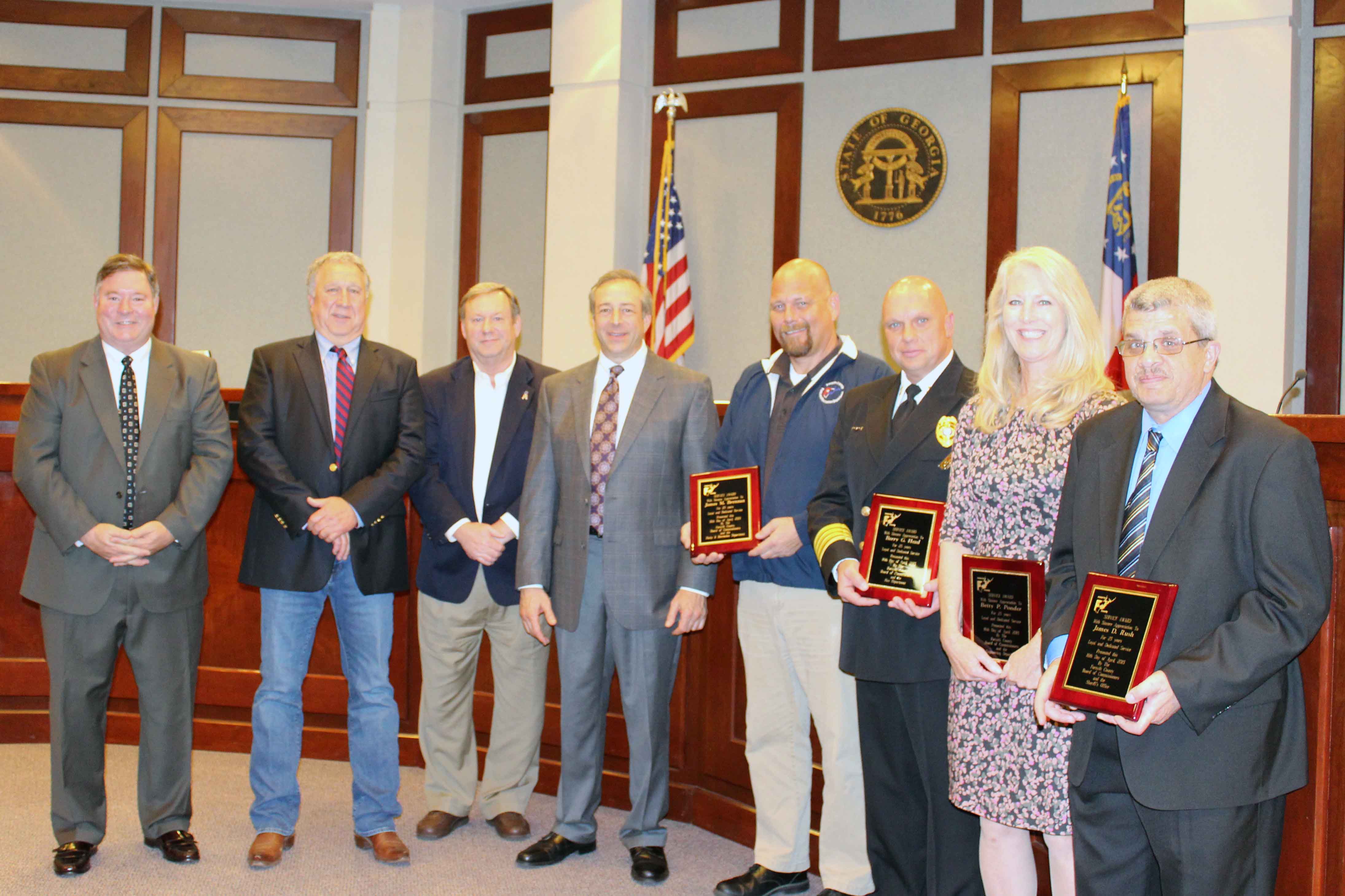 Forsyth County Employees Recognized