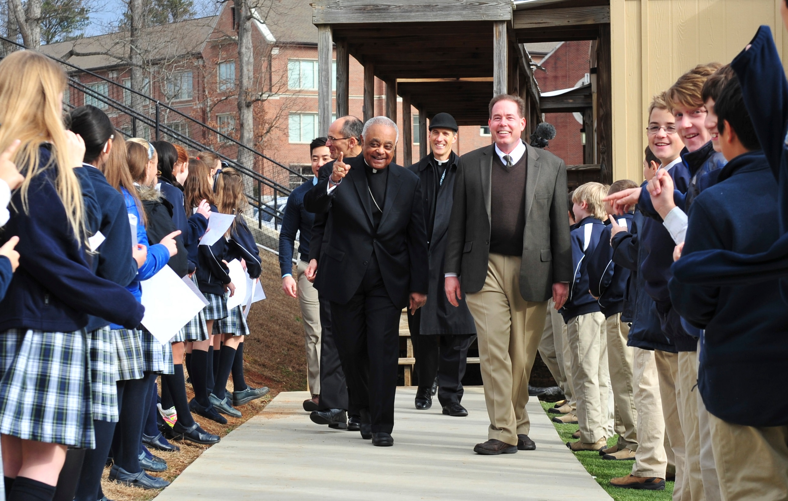 Archbishop Gregory Visits Pinecrest Academy for Founders Day Events