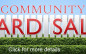COMMUNITY YARD SALE SEPTEMBER 26